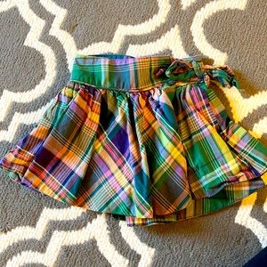 Ralph Lauren Plaid wrap skirt 3T